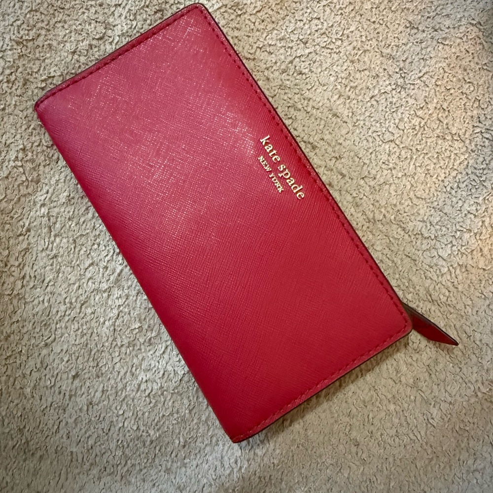 Kate Spade Cherry Red Clutch